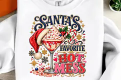 Trending Christmas PNG,Santa's Hot Mess PNG Product Image 2