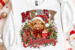 Trending Christmas PNG, Highland Cow PNG Product Image 4