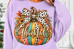 Trending Thankful PNG, Pumpkin Sublimation PNG Product Image 5