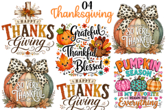 Trending Thanksgiving Sublimation PNG, Autumn Sublimation PN Product Image 1