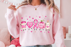 Trendy Breast Cancer Awareness Doodle Png,Cute Breast Cancer Product Image 2