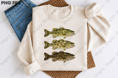 Trendy Camo Bass Sublimation Design Product Image 3