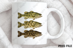 Trendy Camo Bass Sublimation Design Product Image 4