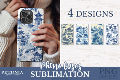 Chinoiserie Phone Case designs being used as trendy Phone Case print
