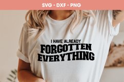 Trendy Funny Sarcastic SVG PNG DXF Tshirt Design mockup