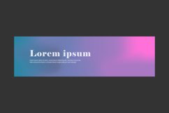 Trendy grainy background horizontal banner marketing Product Image 1
