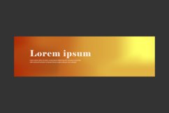 Trendy grainy background horizontal banner promotion Product Image 1