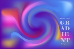 Trendy modern grainy gradient vibrant abstract background Product Image 2