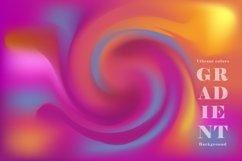 Trendy modern grainy gradient vibrant abstract background Product Image 1
