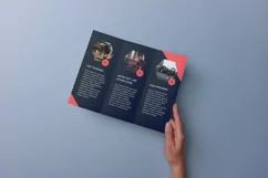 Sports and Fitness Tri-Fold Brochure Canva Template Product Image 4