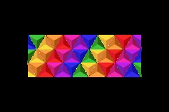 Triangle shape change color design background vector Product Image 2