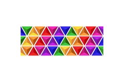Triangle shape change color design background vector Product Image 1