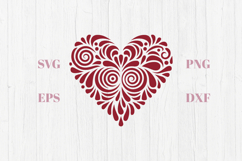 Tribal heart SVG Product Image 1
