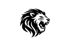 Tribal Lion Head Logo Design Product Image 1