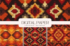 Tribal Fabric Texture Background Bohemian Wallpaper_6 Product Image 1