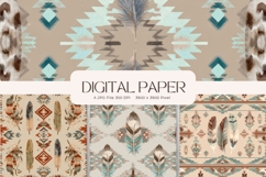 Tribal Fabric Texture Background Bohemian Wallpaper_18 Product Image 1