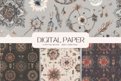 Tribal Fabric Texture Background Bohemian Wallpaper_10 Product Image 1