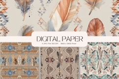 Tribal Fabric Texture Background Bohemian Wallpaper_17 Product Image 1