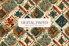 Tribal Fabric Texture Background Bohemian Wallpaper_29 Product Image 1