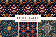 Tribal Fabric Texture Background Bohemian Wallpaper_24 Product Image 1