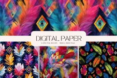 Tribal Fabric Texture Background Bohemian Wallpaper_12 Product Image 1