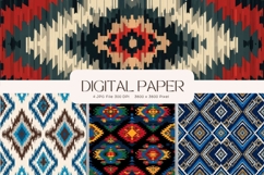 Tribal Fabric Texture Background Bohemian Wallpaper_11 Product Image 1
