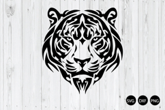 Tribal Tiger, Tattoo Tiger SVG, Tiger SVG, Animal SVG Product Image 1