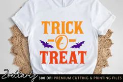 Trick O Treat SVG Halloween Spooky T-shirt Mug Pillow Design Product Image 2
