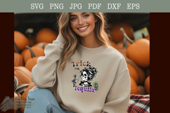 Trick or Tequila Halloween Shirt Design | Funny Tequila svg Product Image 3