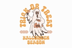 Trick or Treat Hippie Halloween T-shirt Design Product Image 1