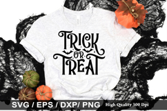 Trick or treat SVG - Halloween Design Product Image 1