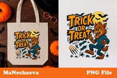 Funny Trick or Treat Bag| Halloween Sublimation Bundle Product Image 4