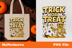 Funny Trick or Treat Bag| Halloween Sublimation Bundle Product Image 5
