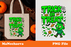 Funny Trick or Treat Bag| Halloween Sublimation Bundle Product Image 6