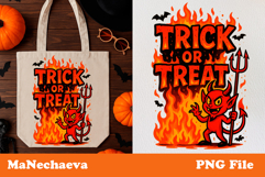 Funny Trick or Treat Bag| Halloween Sublimation Bundle Product Image 7