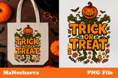Funny Trick or Treat Bag| Halloween Sublimation Bundle Product Image 10