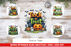 Trick or Treat Wind Spinner Product Image 1