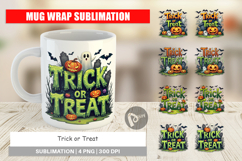 Trick or Treat Mug Wrap Product Image 1