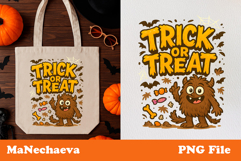 Funny Trick or Treat Bag| Halloween Sublimation Bundle Product Image 14