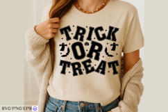 Trick or Treat SVG, Classic Halloween Quote Design Product Image 2