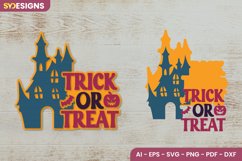 Trick or Treat SVG - Halloween Lasercut Product Image 1