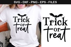Trick or treat - Halloween SVG Design Product Image 1