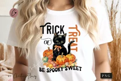 Trick or Treat be Spooky Sweet PNG | Halloween Sublimation Product Image 2