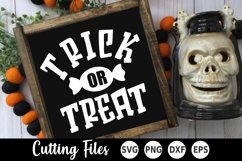 Halloween SVG | Halloween Sign SVG | Trick or Treat SVG Product Image 1