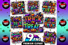 Trick or Treat Halloween png bundle Product Image 1