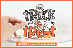 Trick or Treat PNG | Halloween Sublimation Design Product Image 4