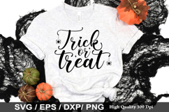 Trick or treat SVG - Halloween Design Product Image 1