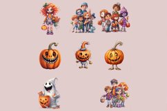 Trick or Treat Halloween Clipart PNG 23 Product Image 3