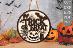 Trick or Treat Halloween Laser Cut SVG Product Image 1