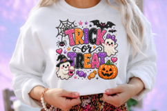 Trick or Treat Halloween Rhinestone PNG Product Image 2